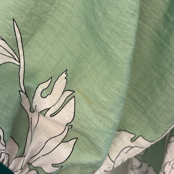Entro Summer Dress Floral Prints Sz S Mint Green - Picture 8 of 11